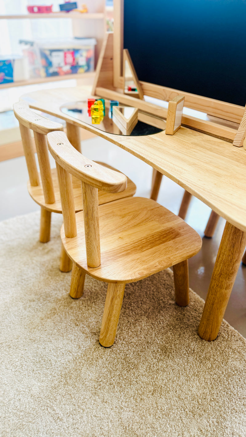 Cloud Table with 4 Chairs Set Kids Table and Chair Set by Qtoys suitable for Kids 2-4 yrs+