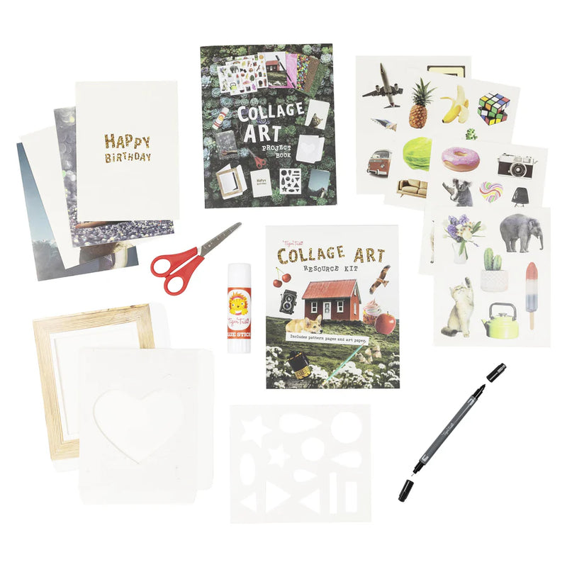 Tiger Tribe Collage Art Set Art and Craft for kids Gifting Idea for 7yrs+ DISCONTINUED
