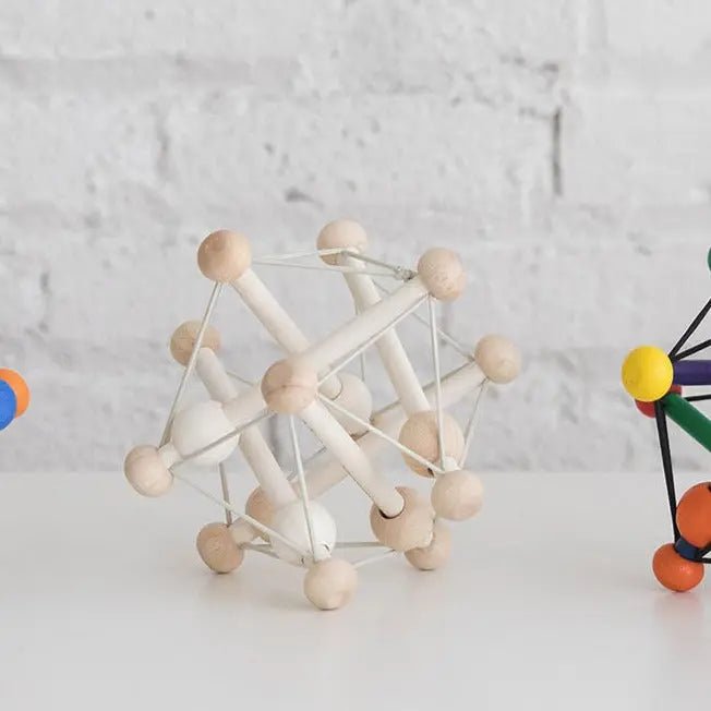 Skwish Nature Teether and Rattle by Manhattan Baby Travel Toys Baby Gifts Idea 0m+