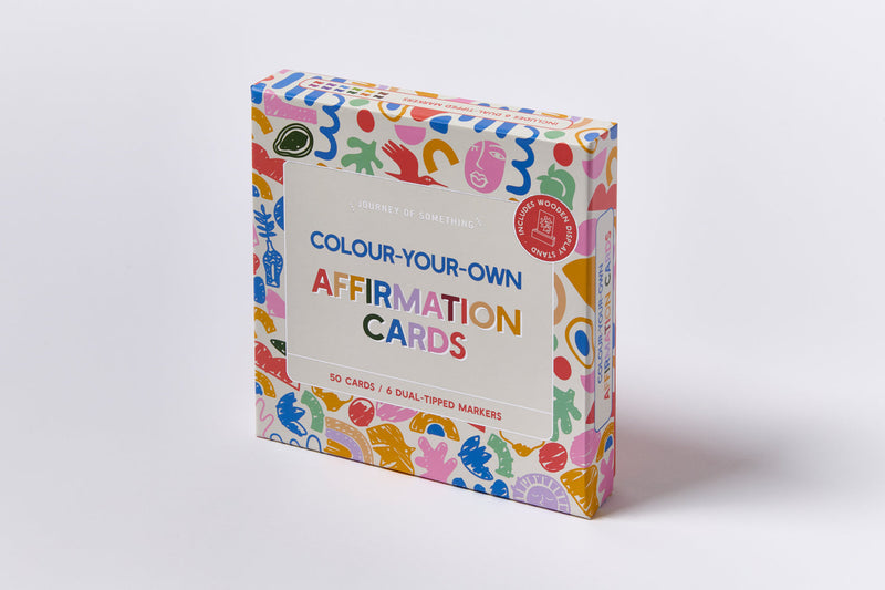 Colour Your Own Affirmation Cards Mindfulness Art and craft for kids 3yrs+