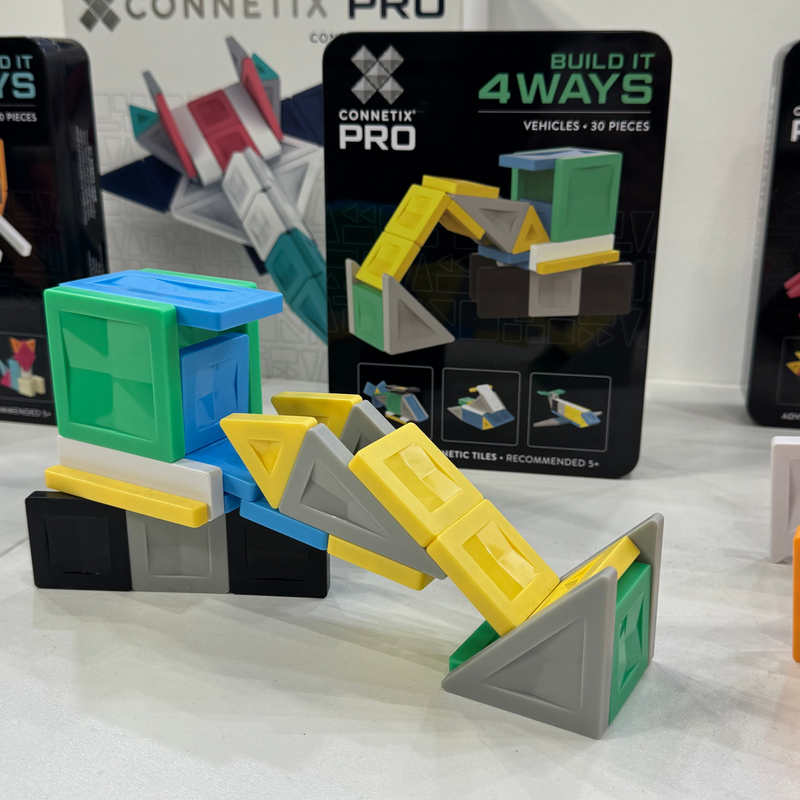 Connetix Tiles PRO Build It 4 Ways Vehicles Pack 30pcs NEW 2026 Travel Toys 5yrs+
