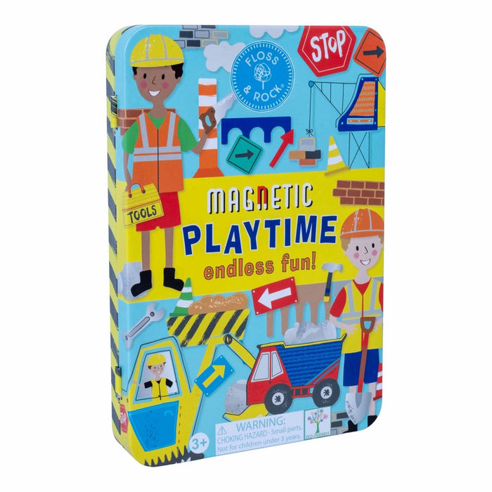Floss & Rock Magnetic Playtime - Construction 3yrs+