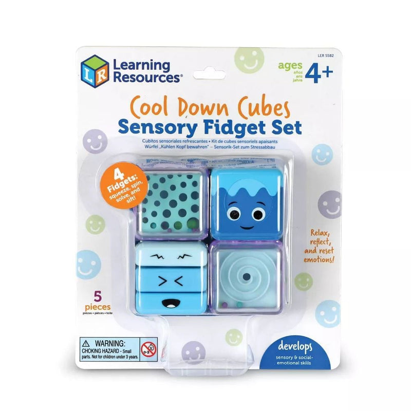 Cool Down Cubes Sensory Fidget Set By Learning Resources Mindfulness Activities Sensory Play Fidget Toys Gift Idea for 4yrs+