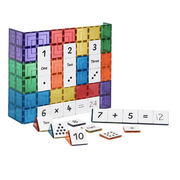 Learn and Grow Toys Magnetic Tiles Topper Numeracy Pack - 40 Piece 3yrs+