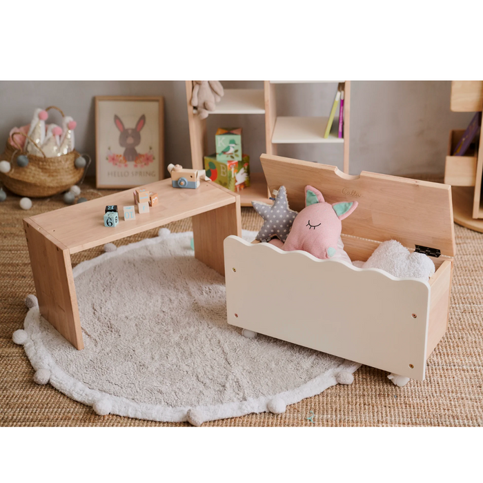 Bunny Tickles Toy Storage with Bench
