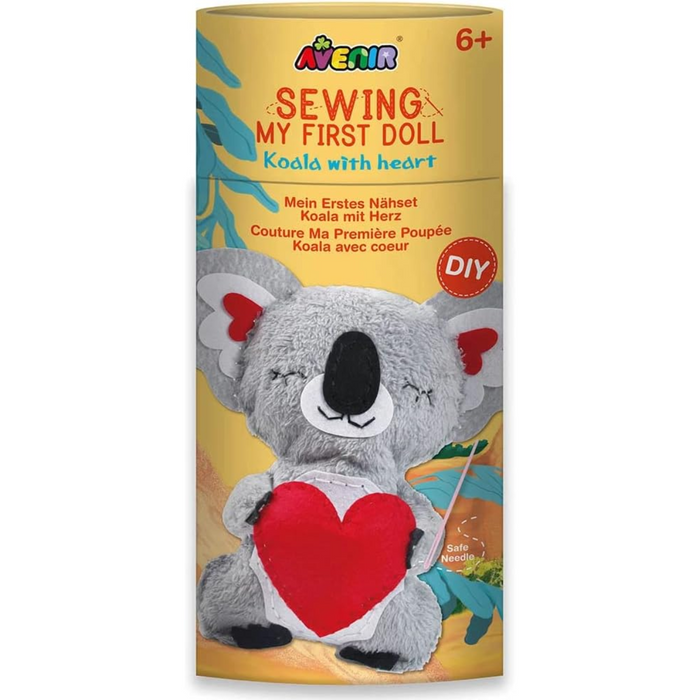 Avenir Koala with Heart Sewing Doll Kit 6yrs+