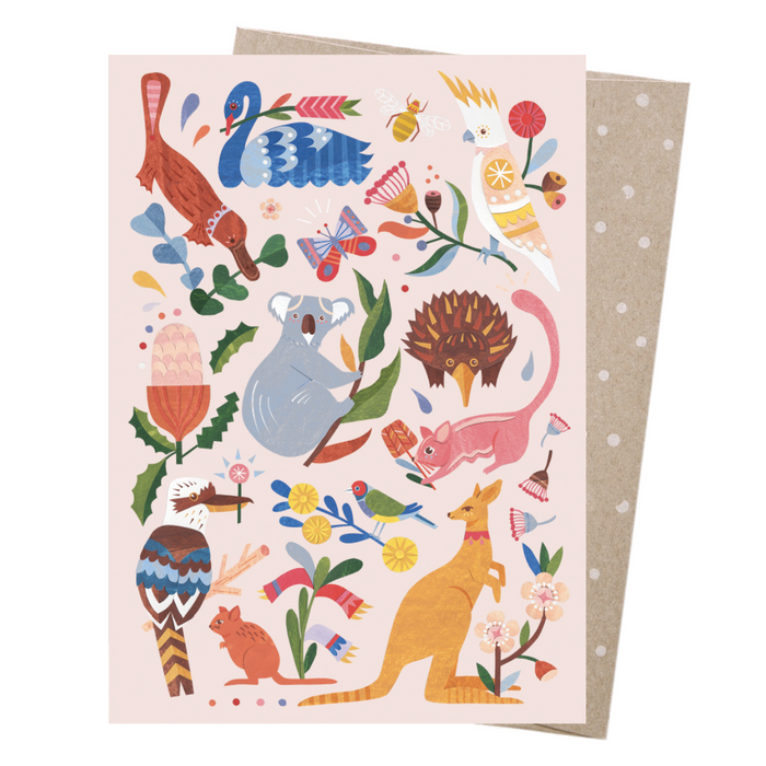 Greeting Card - Australian Wildlife (by Australian Artist Andrea Smith)