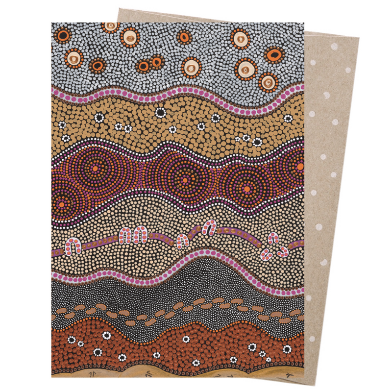 Greeting Card - Ancestors in the Sky By Earth Greetings (First Nations Artist Domica Hill)