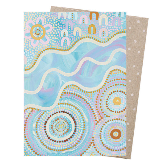 Greeting Card - Ocean (by First Nations Artist Natalia Jade)
