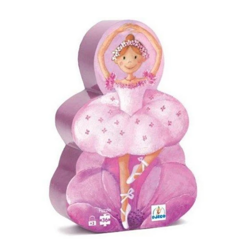 Jigsaw Puzzle Ballerina 36Pc by Djeco Fairy Unicorn and Castle Theme Gifting Idea for 4yrs+