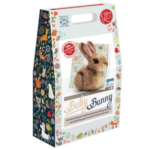 Bunny Needle Felting Kit by The Crafty Kit Co Art and craft for kids 10yrs+