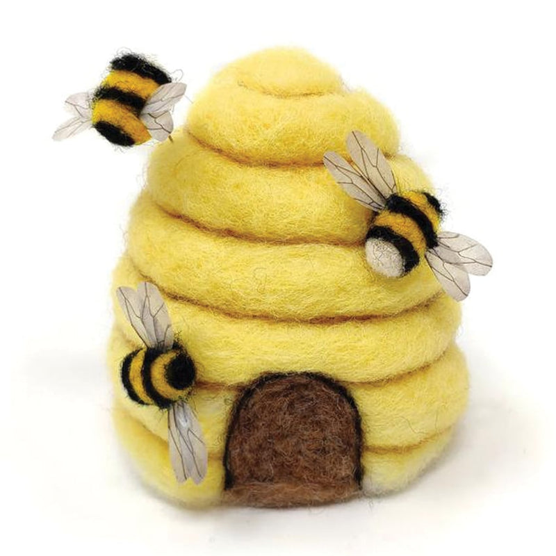 Bee Hive Needle Felting Kit by The Crafty Kit Co Art and craft for kids 10yrs+