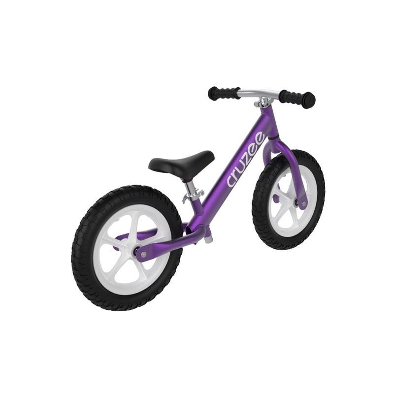 Cruzee Balance Bike PURPLE Best Seller Kids Toddler Bike 18mths-5yrs (Bulky Shipping)
