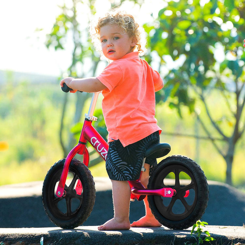Cruzee Balance Bike RED Kids Toddler Bike Best Seller 18mths-5yrs (Bulky Shipping) PREORDER MID DECEMBER