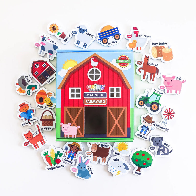 Curious Columbus Magnetic Farmyard Baby Toys Baby Gifts Idea 0m+