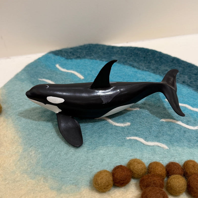 Orca Killer Whale Figurine by Safari Ltd Sea Life collection Animal Figurines 3yrs+