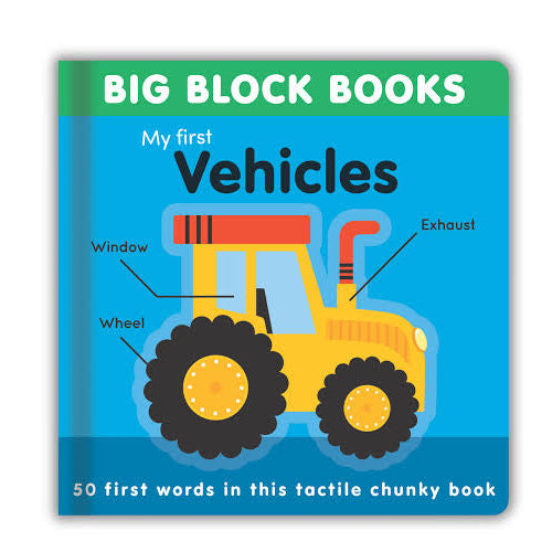 Big Block Books My First Vehicles (Board Book) by Sarah Lock Kids Picture Book