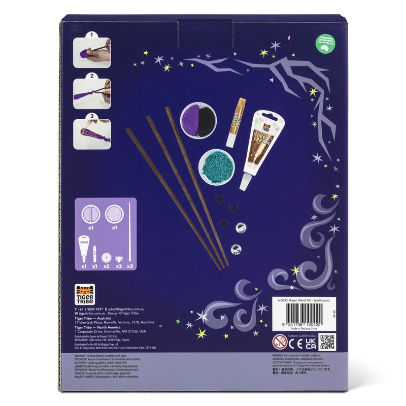 Tiger Tribe Magic Wand Kit Spellbound Art and Craft for kids 5yrs+