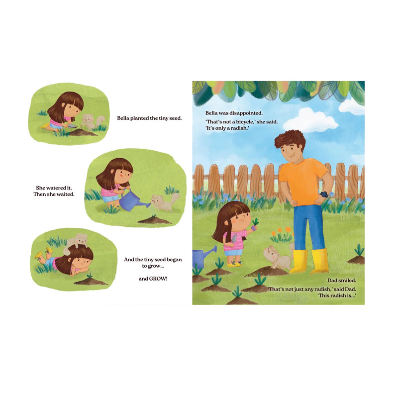 Bella Grows a Bicycle (Hardcover) by Lellie Lopter & Chiara Franceschetti Kids Picture Book