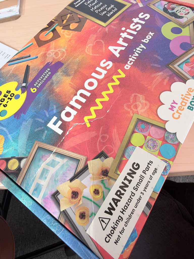 My Creative Box LARGE Famous Artists Craft Box Best Seller Art and craft for kids 6yrs+ (DAMAGED PACKAGING)