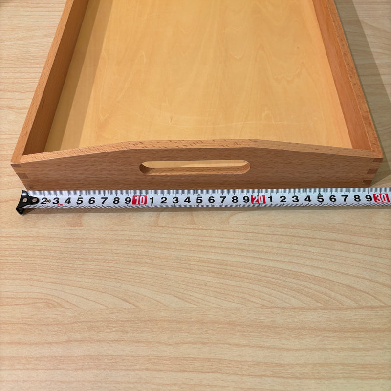 Montessori Trays with Handle Set of 3 Practical Life Materials