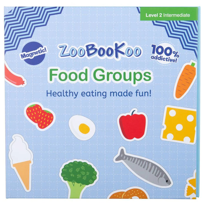 Food Groups Magnetic Activity Book Zoobookoo 5yrs+