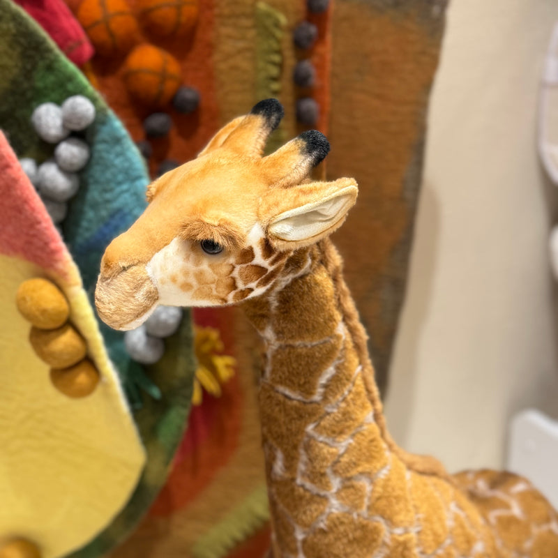African Giraffe 85cm Large Plush Toy by Hansa Creations Room Decor 3yrs+