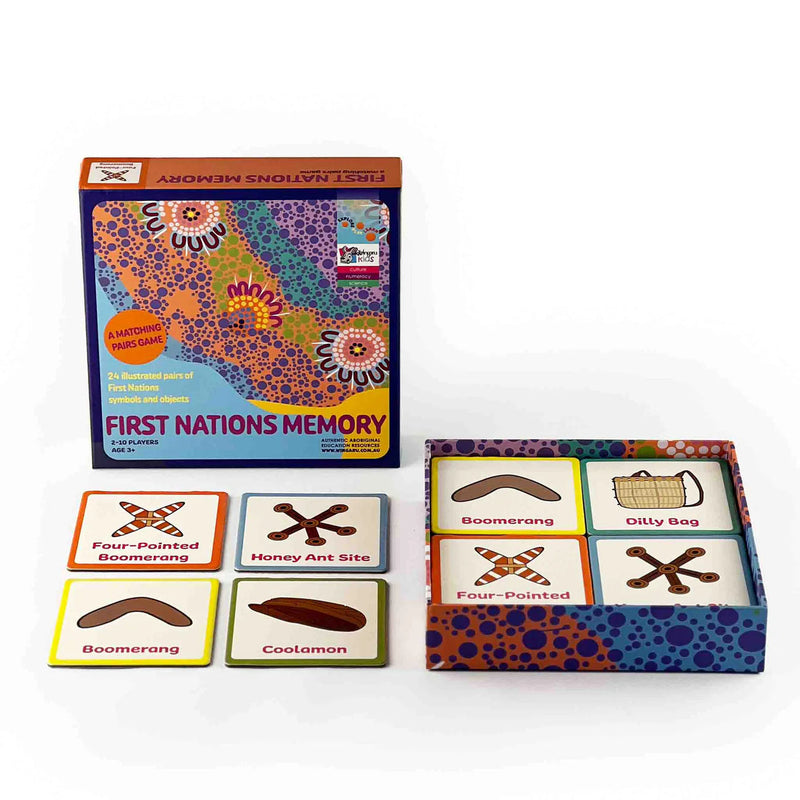 Wingaru First Nations Memory Card First Nations Resources Aboriginal Symbols and Objects 3yrs+