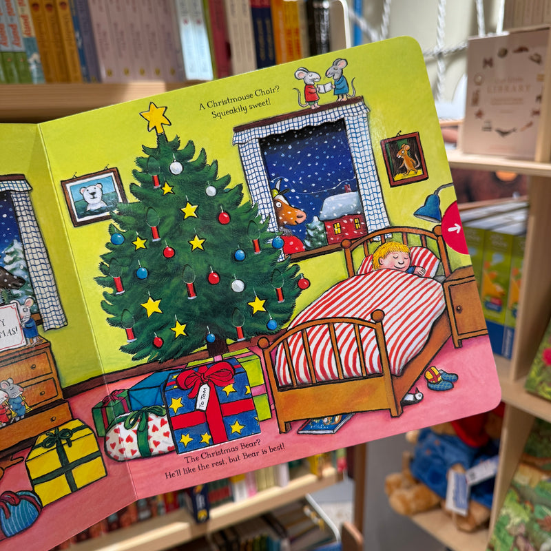 The Christmas Bear (A Push, Pull and Slide Board Book) by Ian Whybrow, Axel Scheffler Kids Picture Book Christmas Range