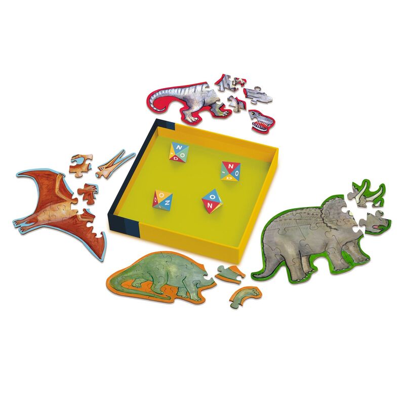 Dinosaur Dinoroll Tactical Jigsaw Puzzle Game by Djeco Dinosaur and Dragon Theme 6yrs+