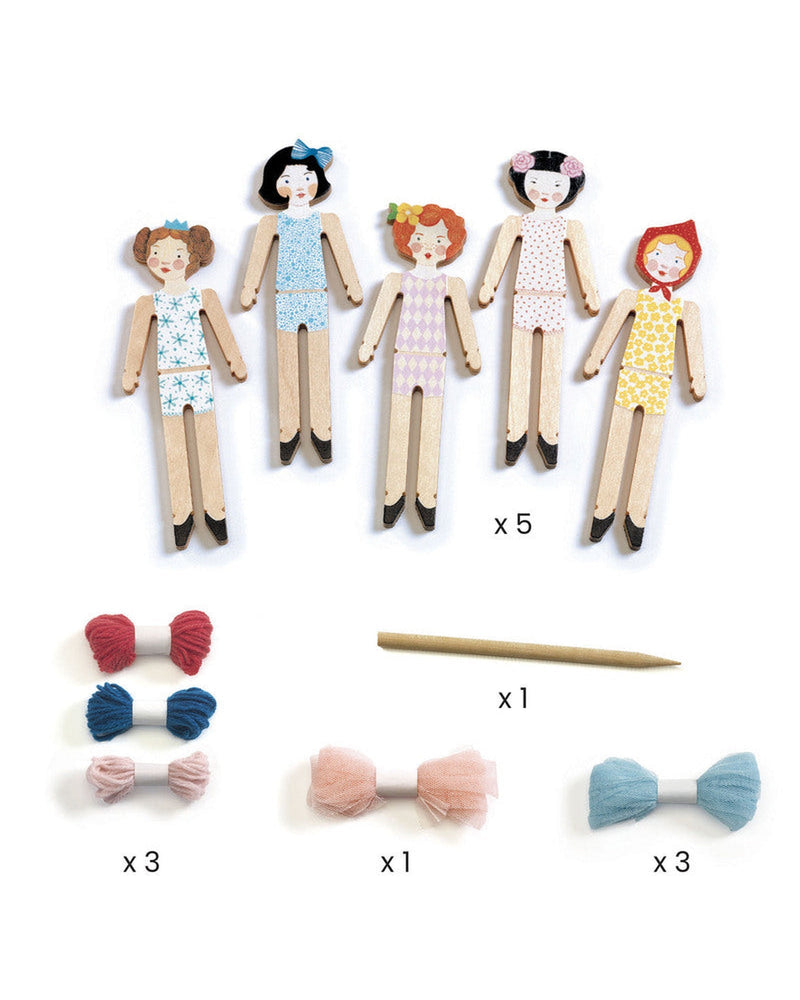 Do It Yourself Worry Dolls Craft Kit by Djeco Art and craft Best Seller 6yrs+