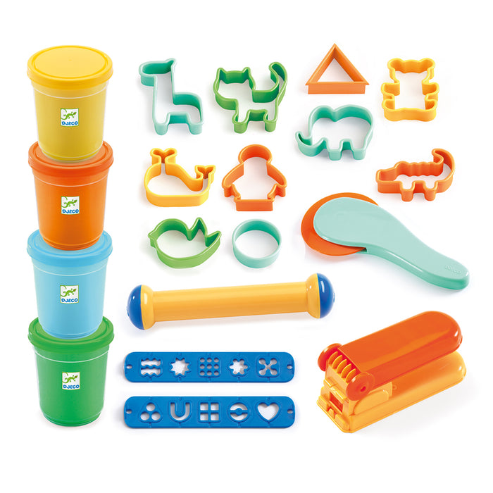 Playdough Everything You Need To Start Modelling Dough Set Toddler Toys by Djeco  18m+