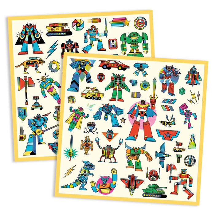 Metallic Stickers 160pcs Djeco 3yrs+