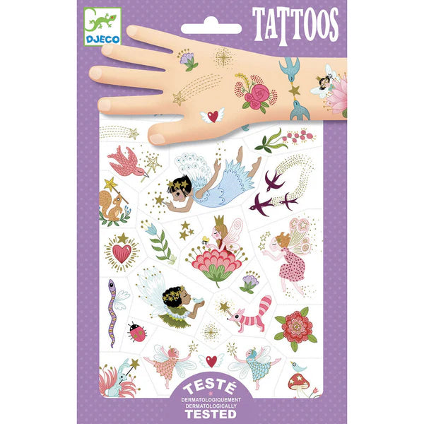 Temporary Tattoos by Djeco Stationary Art and craft for kids Best Seller 3yrs+