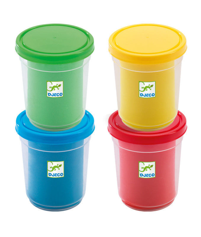 Playdough Starter Kit Introduction to Dough Set by Djeco Toddler Art and craft Developmental Toys for Toddlers Gift Idea Best Seller 18m+