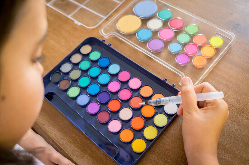 Artist's Paint Palette 53 Colours by Djeco Stationary Art and craft for kids Best Seller 6yrs+