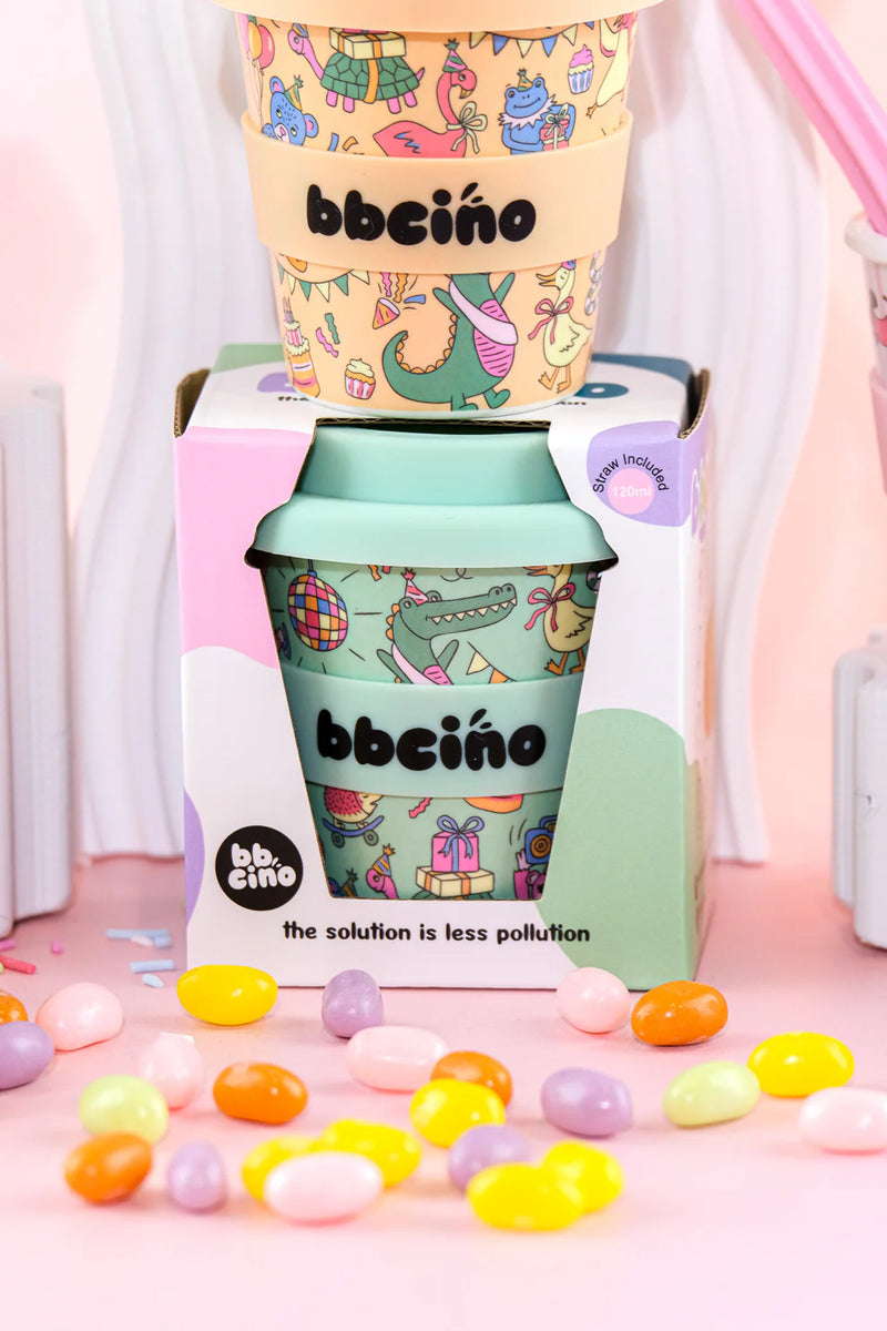 BBcino BB Party Animal in Green 120ml Babycino