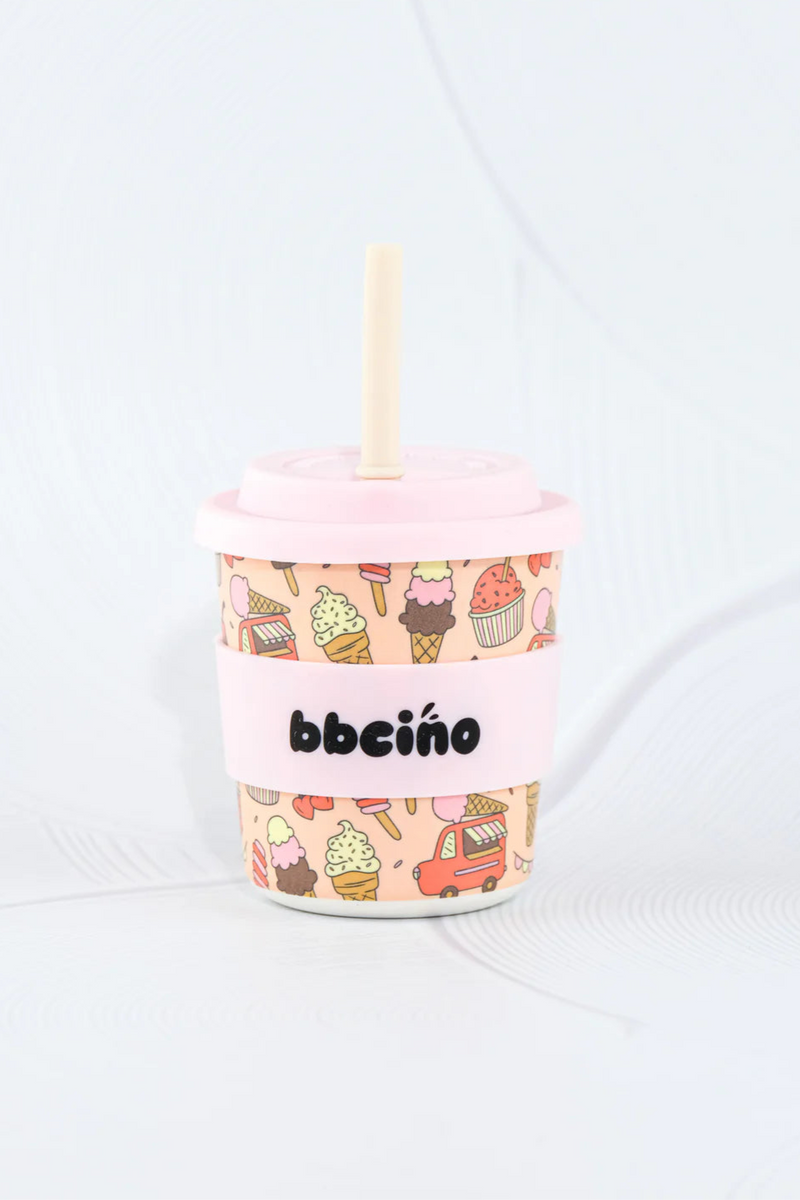 BBcino Scoops in Pink 240ml Babycino