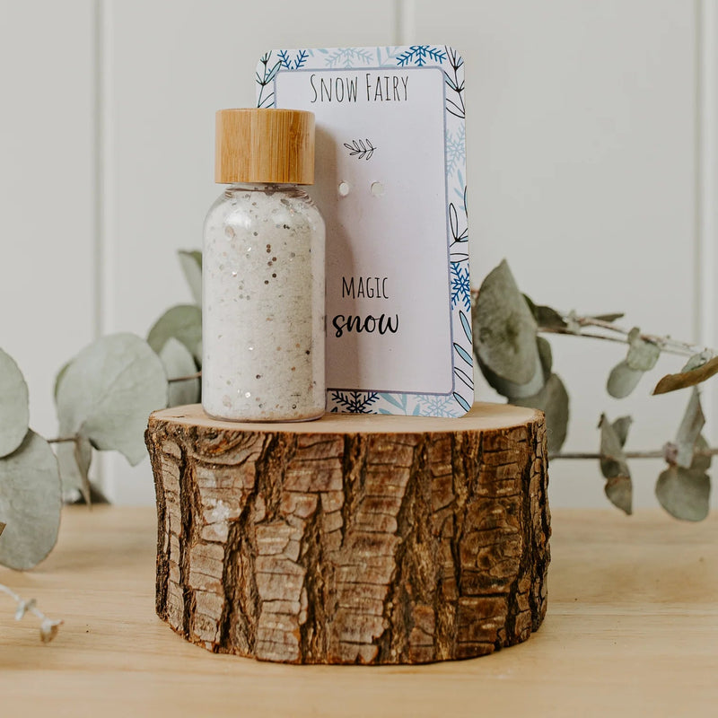 Snow Fairy Magic Snow Sensory Toys by The Little Potion Co Fairy Unicorn and Castle Theme 3yrs+