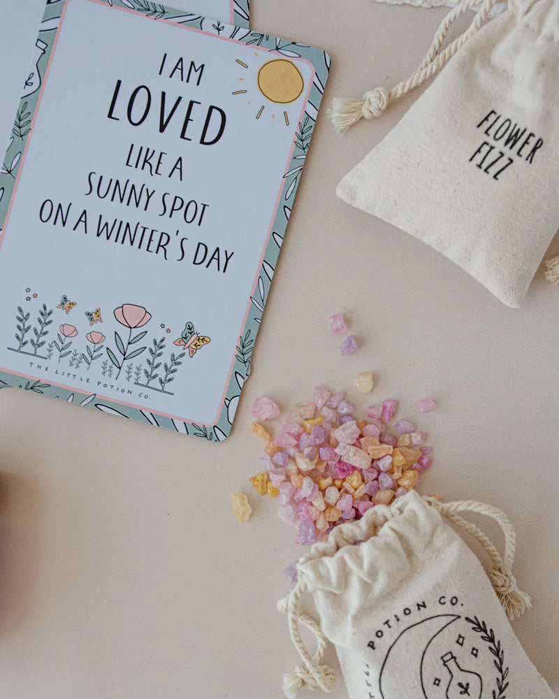 Enchanted Garden Mindful Potion Kit by The Little Potion Co Magic Play Art and craft for kids Sensory Toys Best Seller Fairy Unicorn and Castle Theme 4yrs+