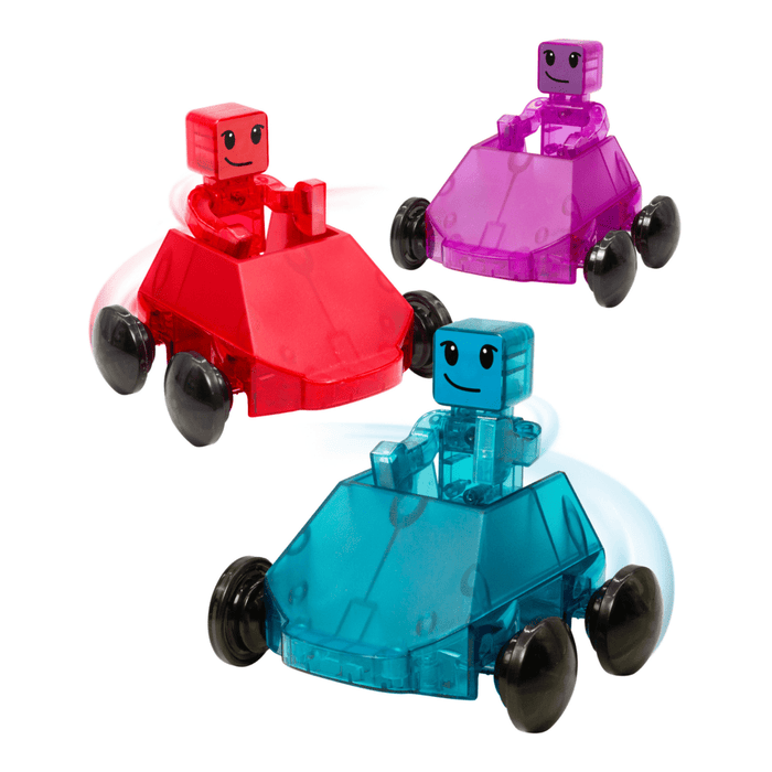 Magna Tiles Little Magnetic Car Dashers 6 Piece Set 3yrs+