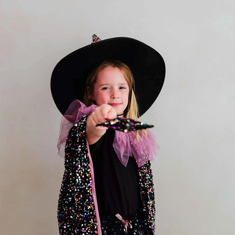 Dazzle Sequin Wand by Mimi & Lula Kids Costumes Fairy Unicorn Castle Theme Halloween 3yrs+