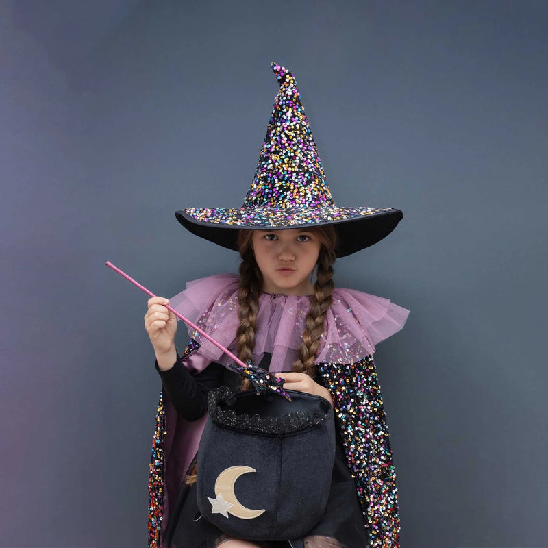 Dazzle Sequin Wand by Mimi & Lula Kids Costumes Fairy Unicorn Castle Theme Halloween 3yrs+