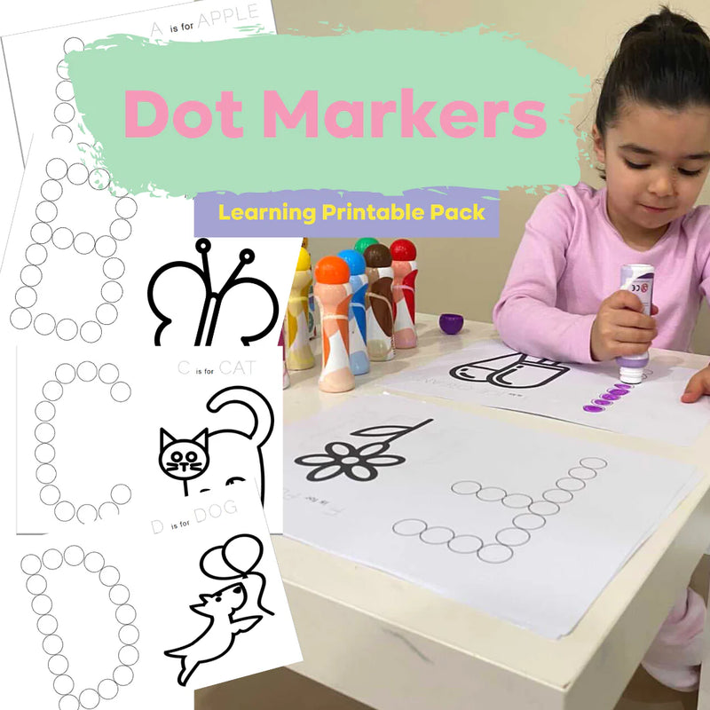 My Creative Box Dot Markers Set of 8 Art and Craft for Kids 3yrs+