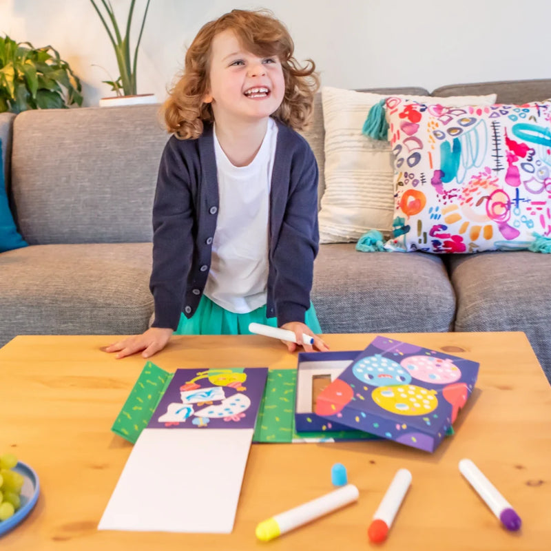 Tiger Tribe Dot Paint Set Party Time Stationary Art and Craft for kids for 3yrs+