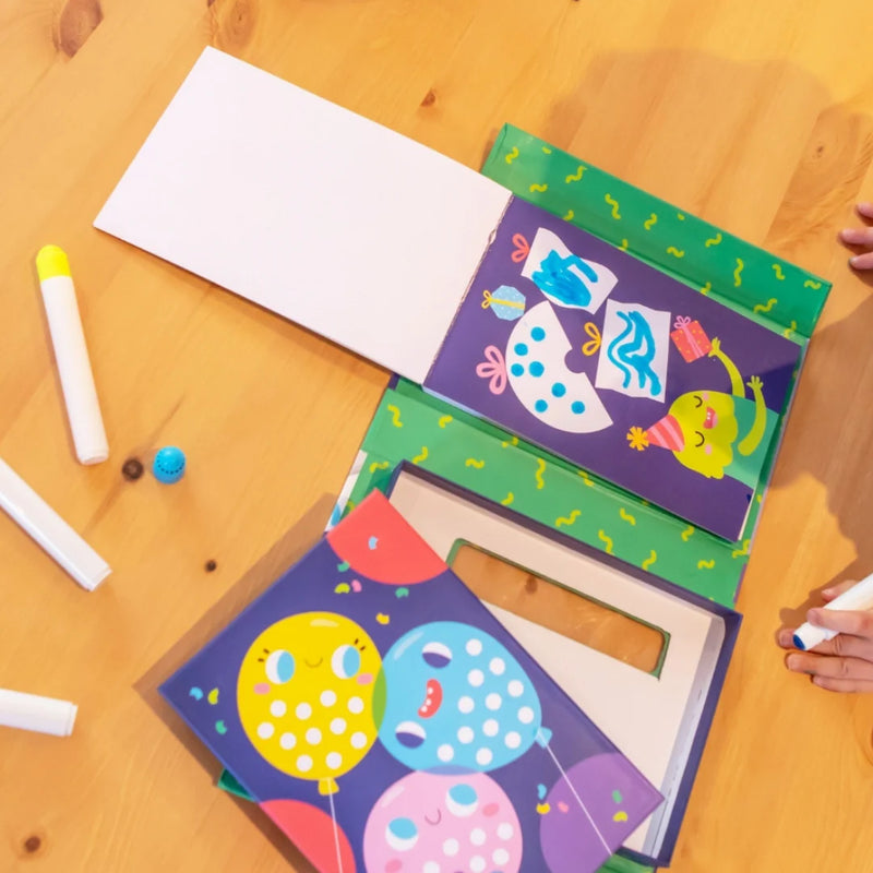 Tiger Tribe Dot Paint Set Party Time Stationary Art and Craft for kids for 3yrs+