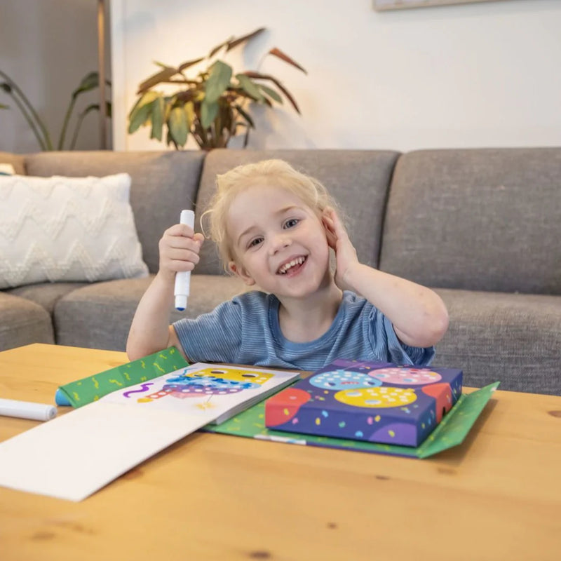 Tiger Tribe Dot Paint Set Party Time Stationary Art and Craft for kids for 3yrs+