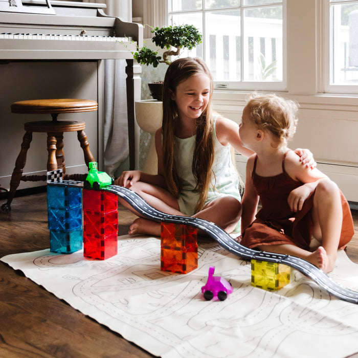 Magna Tiles Road Downhill Duo 40 Piece Set Magnetic Tiles 3yrs+