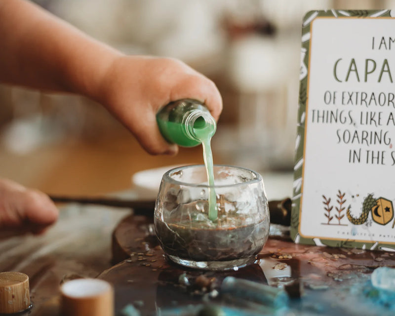 Dragon Tales Mindful Potion Kit by The Little Potion Co Art and craft for kids Sensory Toys Best Seller Dinosaur and Dragon Theme 4yrs+