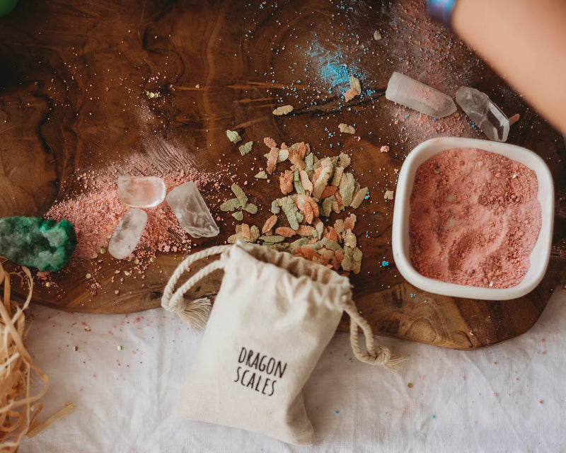 Dragon Tales Mindful Potion Kit by The Little Potion Co Art and craft for kids Sensory Toys Best Seller Dinosaur and Dragon Theme 4yrs+